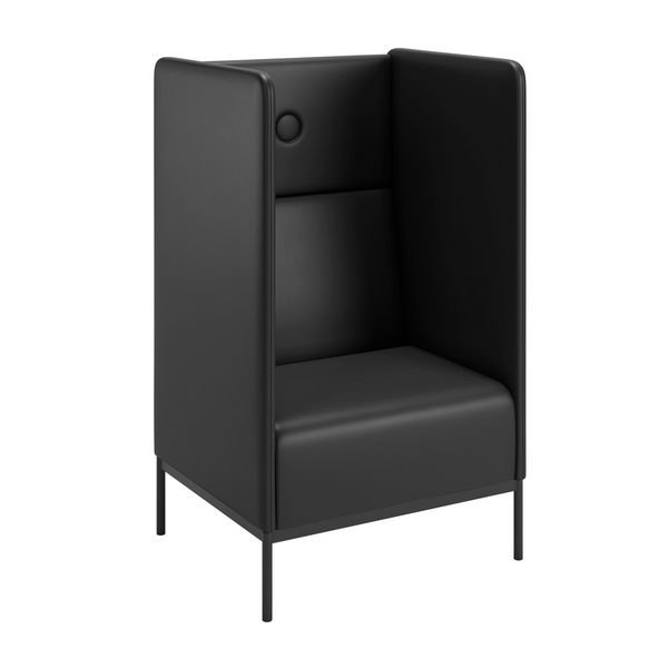 Кресло Andorra ADR36810001 экокожа черная