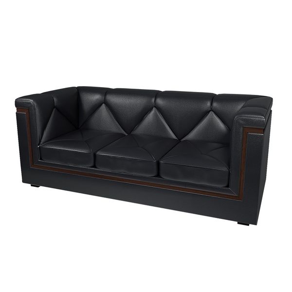 Трехместный диван Dexter DXT32530011 экокожа черная