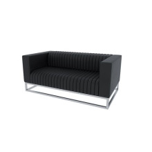 Двухместный диван Electra ELT32420001 экокожа черная