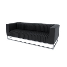 Трехместный диван Electra ELT32430001 экокожа черная