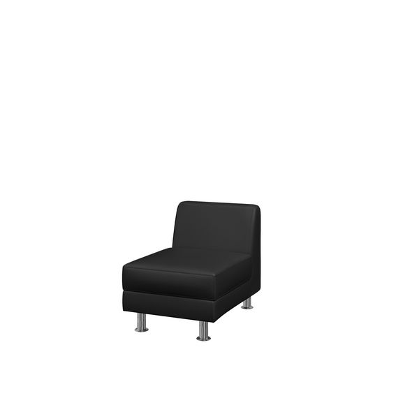 Модуль одноместный Эволюшн EVO1 экокожа domus black