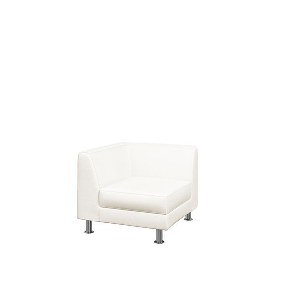 Модуль угловой Эволюшн EVO-С экокожа domus white