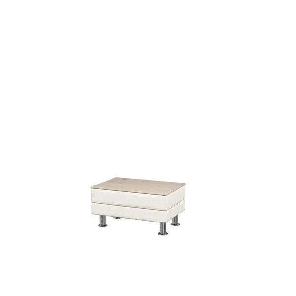 Стол Эволюшн EVO-t экокожа domus white, ясень