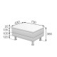 Стол Эволюшн EVO-t экокожа ecotex 3028, ясень