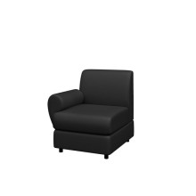 Модуль одноместный, правый Матрикс M1R-1 экокожа domus black