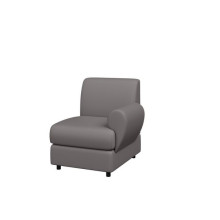 Модуль одноместный, левый Матрикс M1L-1 экокожа domus smoky