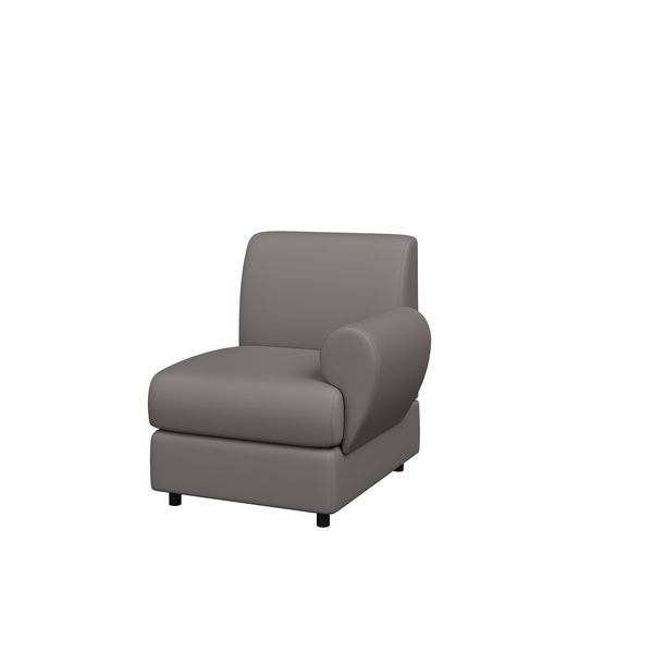 Модуль одноместный, левый Матрикс M1L-1 экокожа domus smoky