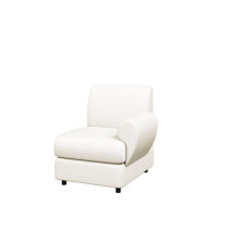 Модуль одноместный, левый Матрикс M1L-1 экокожа domus white