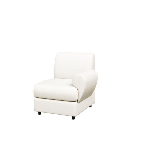 Модуль одноместный, левый Матрикс M1L-1 экокожа domus white
