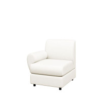 Модуль одноместный, правый Матрикс M1R-1 экокожа domus white