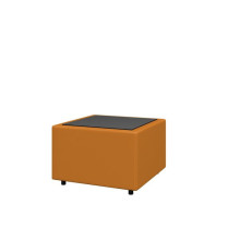 Стол квадратный, стекло Матрикс MT-2 экокожа art-vision 129