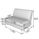 Модуль двухместный Матрикс M2 экокожа ecotex 3029