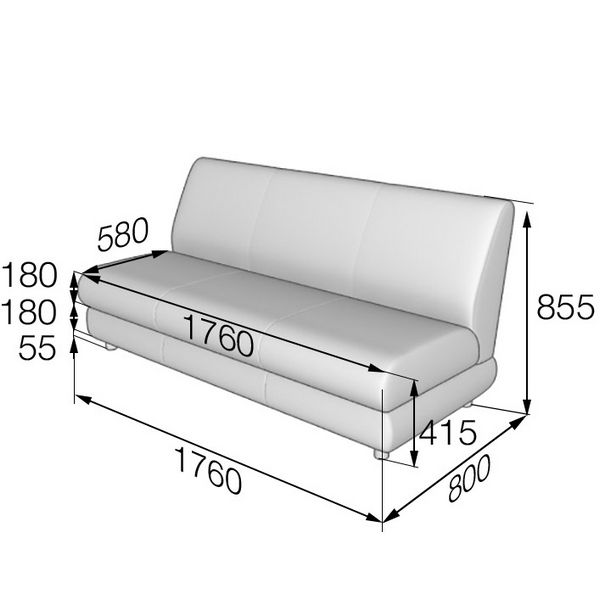 Модуль трехместный Матрикс M3 экокожа ecotex 3002