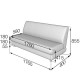 Модуль трехместный Матрикс M3 экокожа ecotex 3002