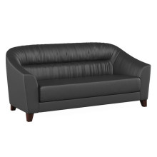 Трехместный диван Milano MLN32030001 экокожа черная