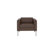 Кресло Модерн коричневая экокожа