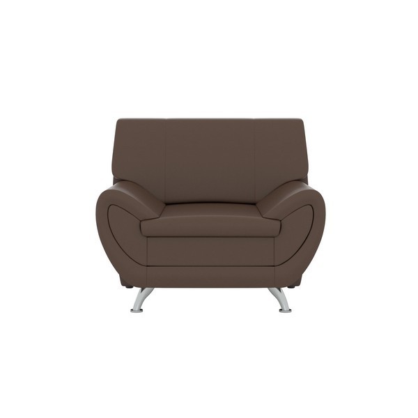 Кресло Орион коричневая экокожа