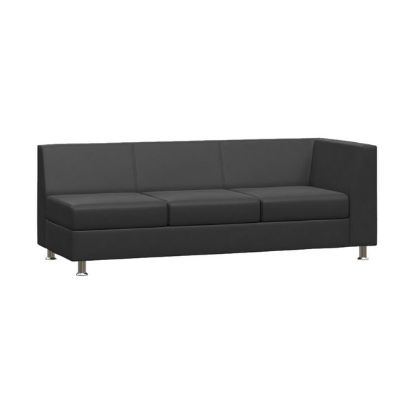 Секция с подлокотником трехместная левая Prime PR.SP-3L santorini 0422