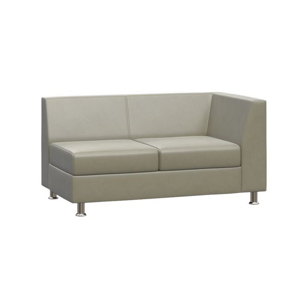 Секция с подлокотником двухместная левая Prime PR.SP-2L santorini 0425