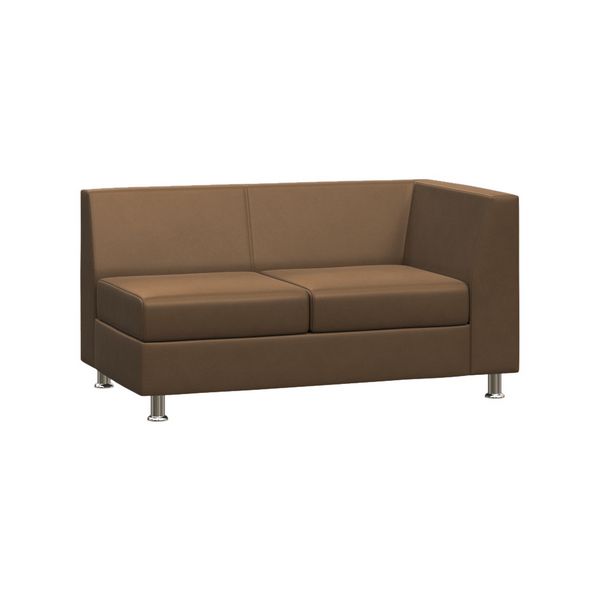Секция с подлокотником двухместная левая Prime PR.SP-2L santorini 0426