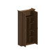 Шкаф для одежды комбинированный высокий Perseo ПС 351 ДМ дуб мелвилл