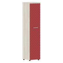 Шкаф колонка, правый, с глухой дверью и топом Torr Lux TLHC 42.1 R сосна эдмонт, красный