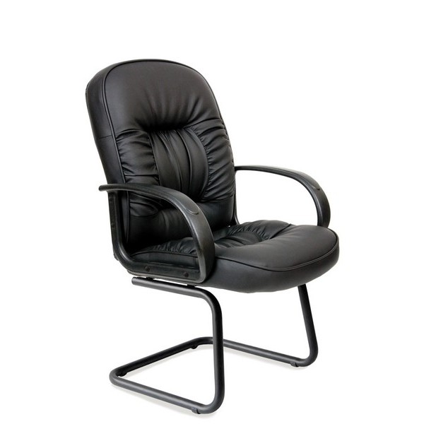 Конференц-кресло Chairman 416V черная экокожа