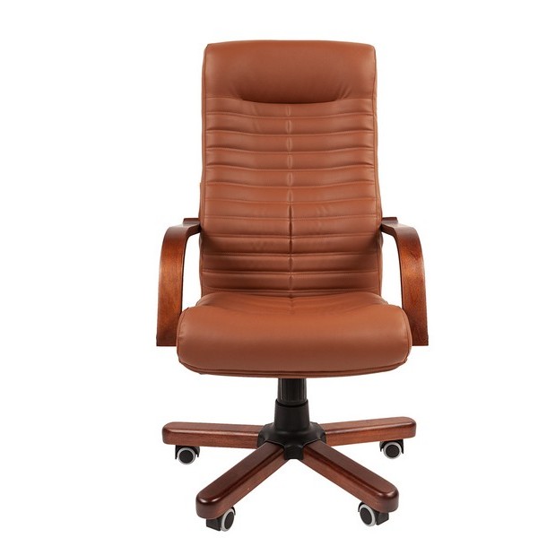 Кресло руководителя Chairman 480 WD коричневая экокожа