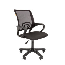 Офисное кресло Chairman 696 LT черная сетка, ткань черная