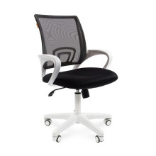 Офисное кресло Chairman 696 WHITE черная ткань, сетка