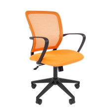 Офисное кресло Chairman 698 оранжевая ткань, сетка