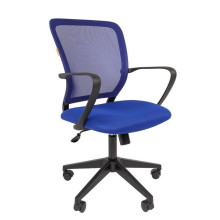 Офисное кресло Chairman 698 синяя ткань, сетка