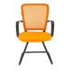 Конференц-кресло Chairman 698V оранжевая сетка, ткань