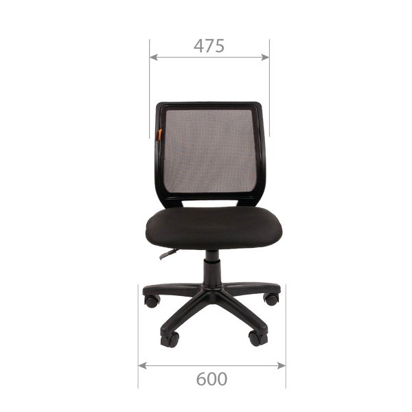 Офисное кресло Chairman 699 Б/Л черная сетка, ткань черная