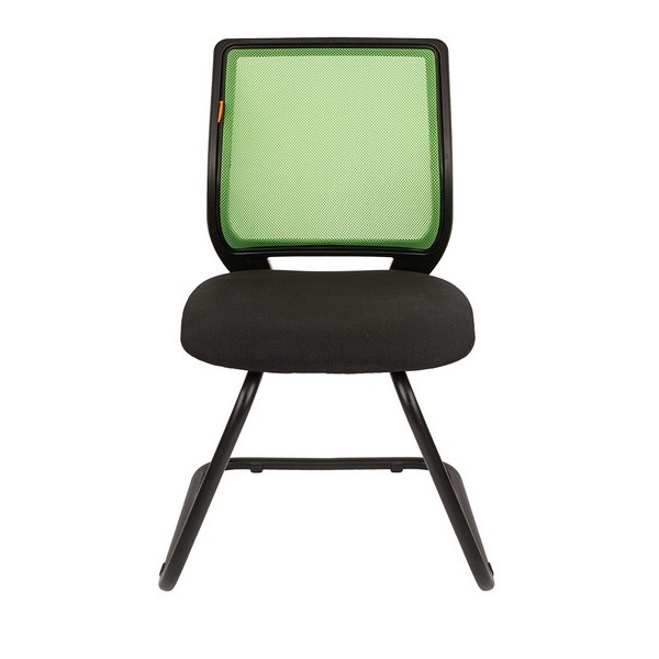 Конференц-кресло Chairman 699V зеленая сетка, черная ткань