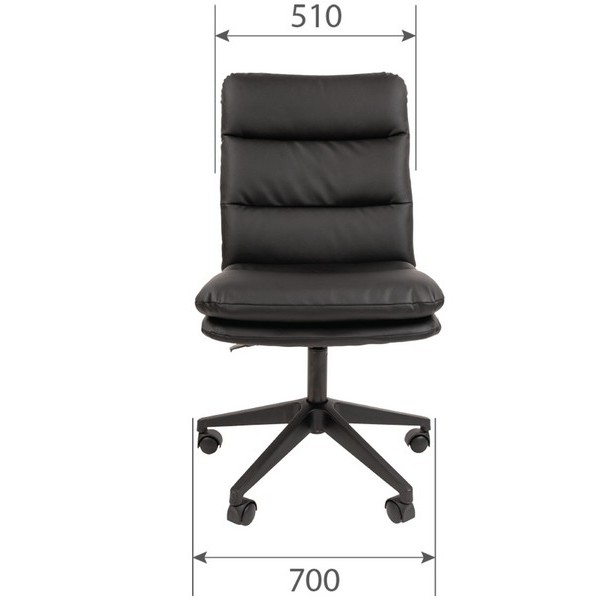 Офисное кресло Chairman 919 черная экокожа