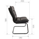 Конференц-кресло Chairman 919V черная экокожа