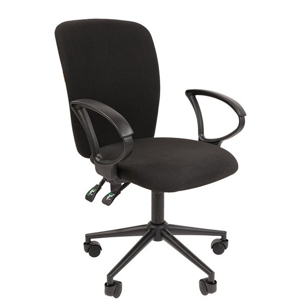 Офисное кресло Chairman 9801 BLACK черная ткань
