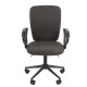 Офисное кресло Chairman 9801 BLACK серая ткань