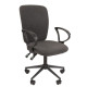 Офисное кресло Chairman 9801 BLACK серая ткань