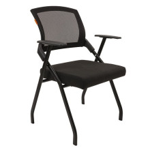 Конференц-кресло Chairman Nexx черная сетка, черная ткань