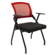 Конференц-кресло Chairman Nexx красная сетка, черная ткань