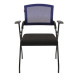 Конференц-кресло Chairman Nexx синяя сетка, черная ткань