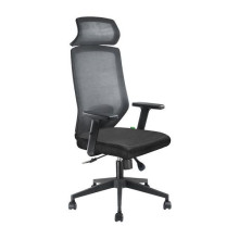 Кресло Riva Chair Bronte A755 Luxe черная ткань, черная сетка