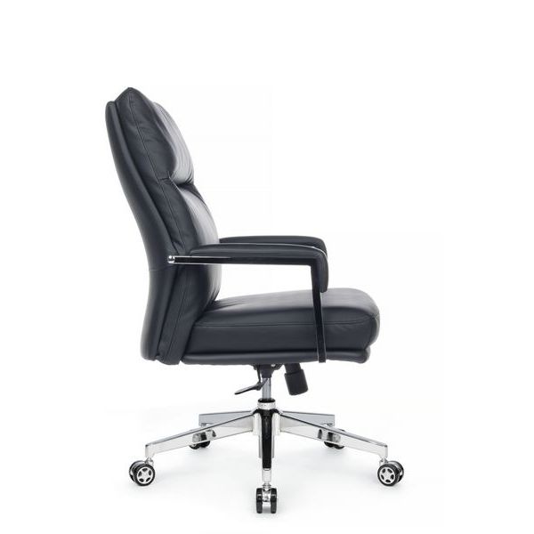 Кресло Riva Chair Leon-M B916 черная экокожа