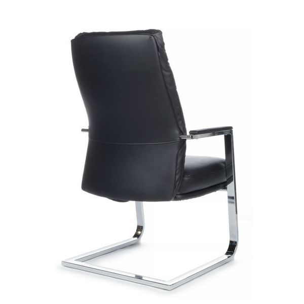 Конференц-кресло Riva Chair Leon-SF D916 черная экокожа