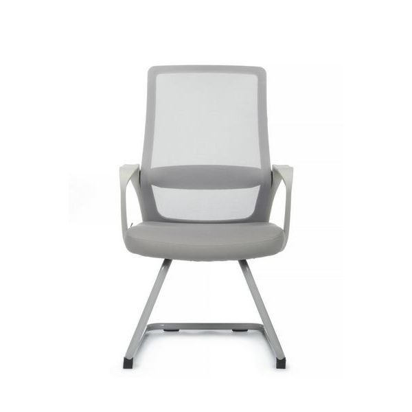 Конференц-кресло Riva Chair Point 8325G светло-серая ткань, сетка, серый пластик