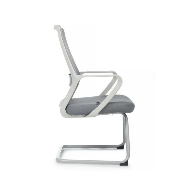 Конференц-кресло Riva Chair Point 8325G темно-серая ткань, сетка, серый пластик