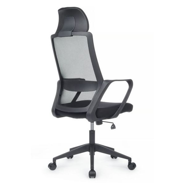 Кресло Riva Chair Point 8325H черная ткань, черная сетка