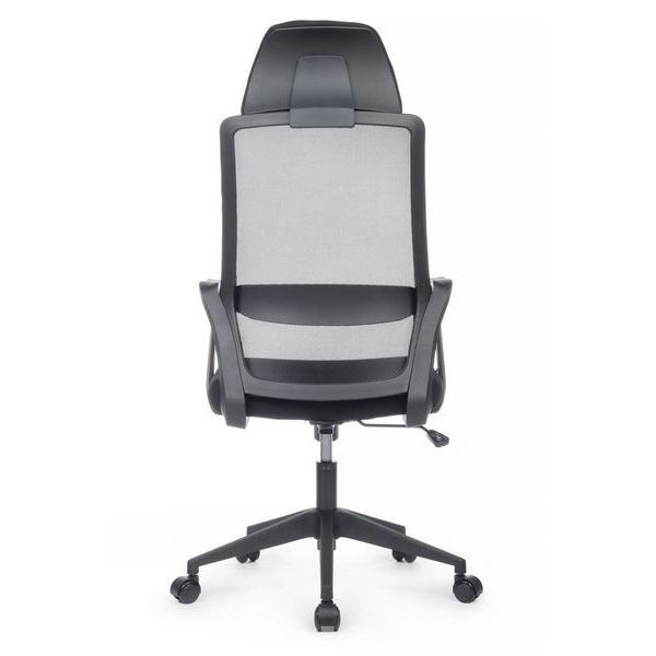 Кресло Riva Chair Point 8325H черная ткань, черная сетка